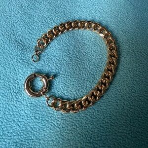 Heavy Gold Chain Bracelet